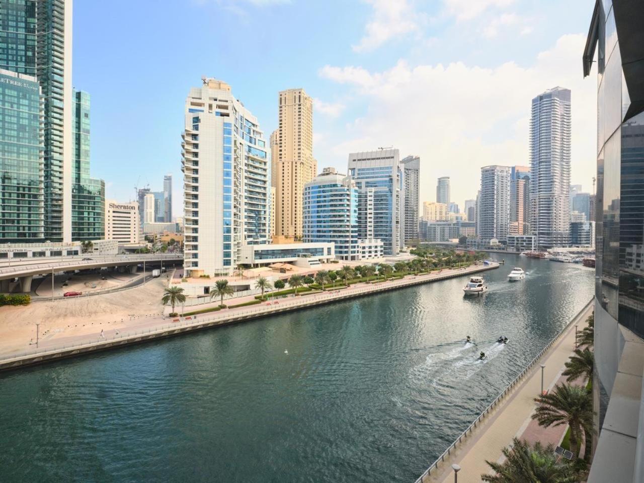 Wonderful Two Bed Room With Full Marina View Dubaj Kültér fotó